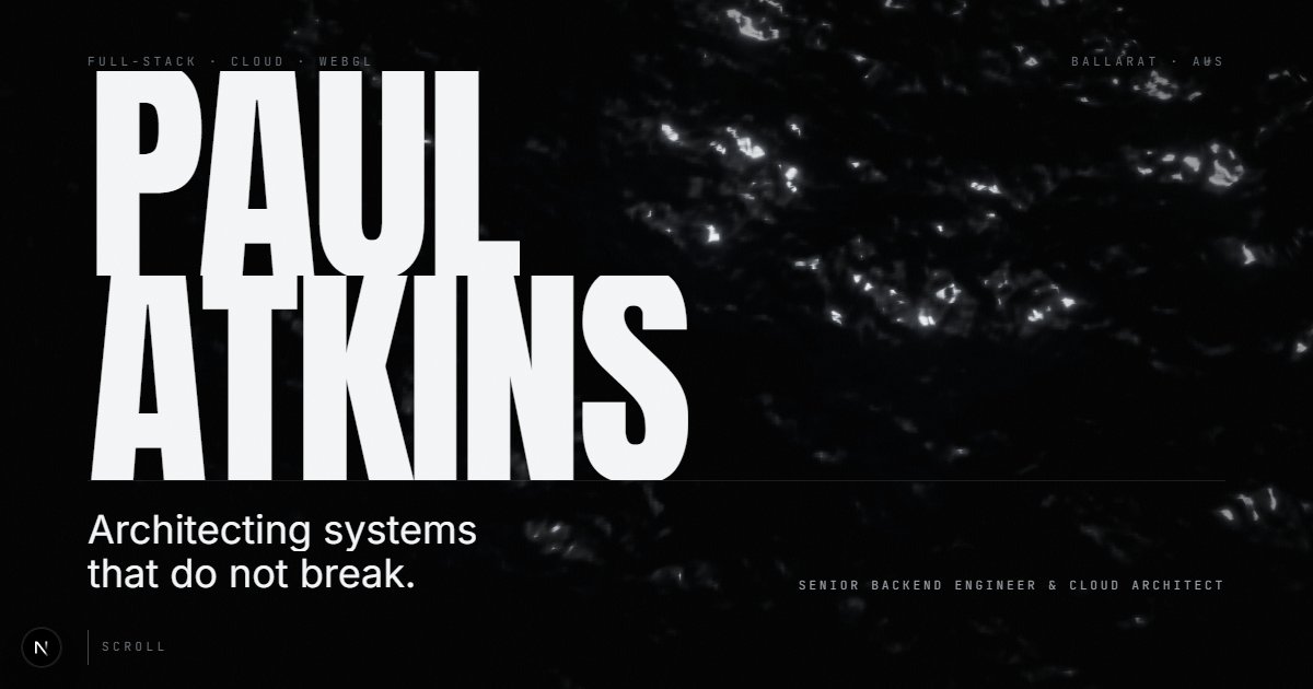 Paul Atkins — Senior Backend Engineer & Cloud Architect